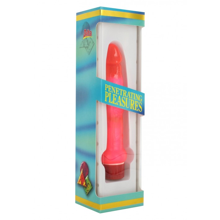 Vibrator Anal Slim Jelly, Rosu, 16 Cm 2