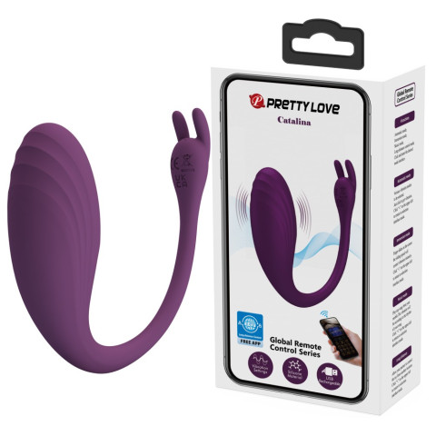 Vibratoare Duble, Pretty Love Catalina Purple, pasiune.ro