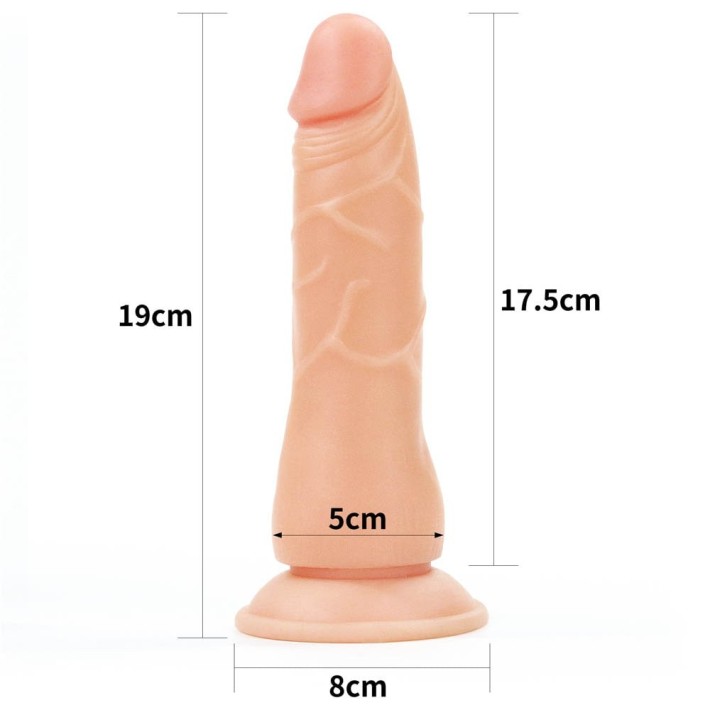 Set Ham Strap-on Si Dildo Easy Strapon, Natural, 19 Cm 6