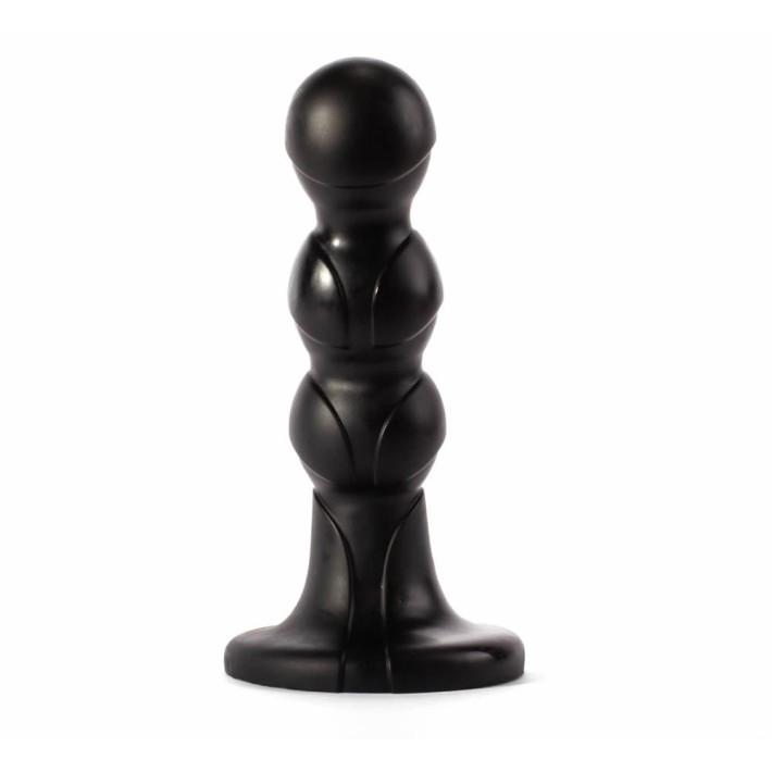 Dop Anal Extra Girthy V, Negru, 25 Cm 2