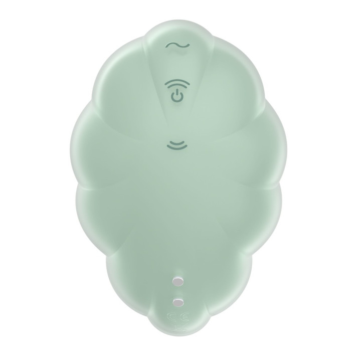 Vibrator Clitoridian Air Pulse + Vibratii Cloud Dancer, Verde 5