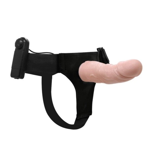 Vibratoare, Strap-on Cu Vibratii Ultra Passionate, Natural, 15 Cm, pasiune.ro