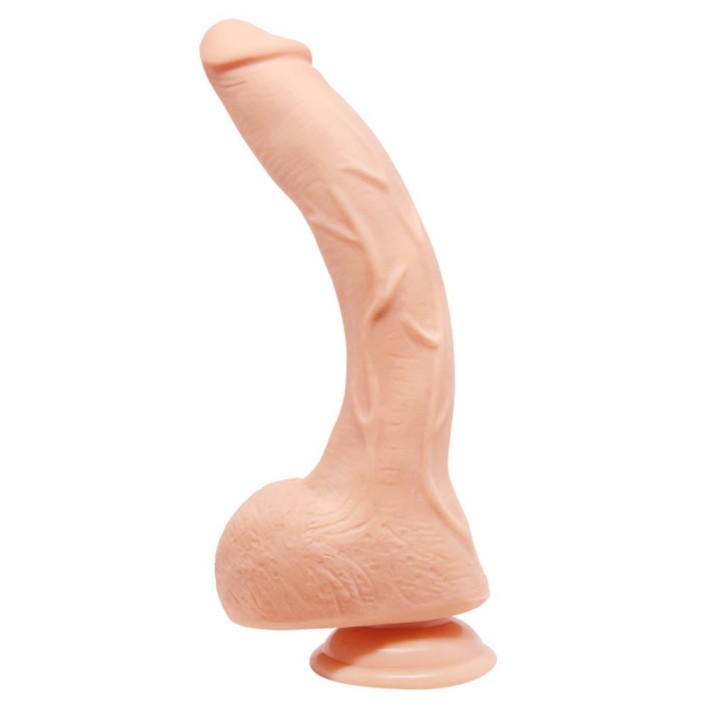 Dildo Clasic Cu Ventuza Beautiful Jack, Natural, 26 Cm 3