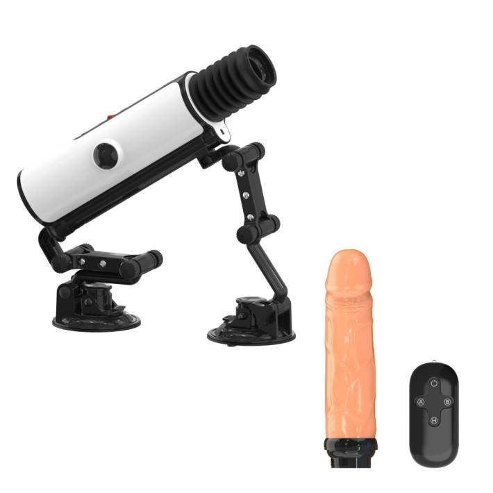 Masina De Sex Cu Incalzire, Telecomanda Si Ventuza 14