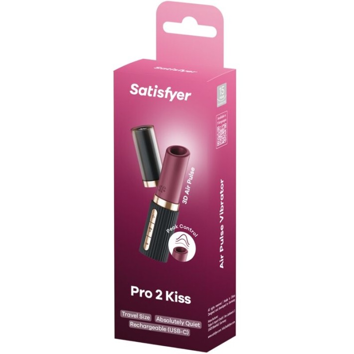 Stimulator Clitoris Pro 2 Kiss Satisfyer Negru 6