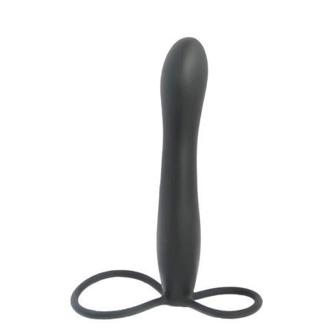 Outlet, Strap On Anal Pentru Barbati Mojo Blackjack, Negru, 15 Cm, pasiune.ro