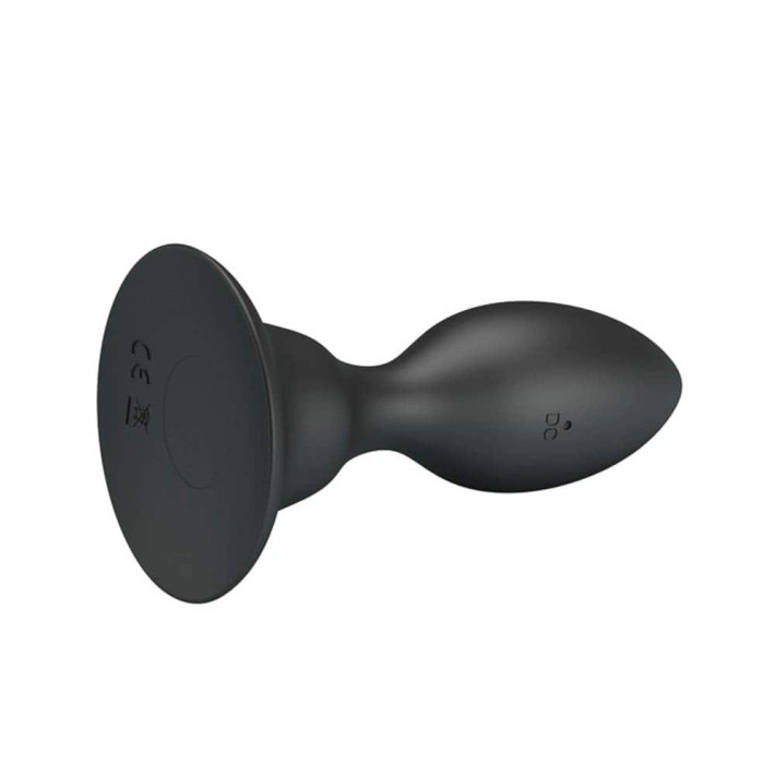 Dop Anal Cu Vibratii Mr. Play, Negru, 10 Cm 6