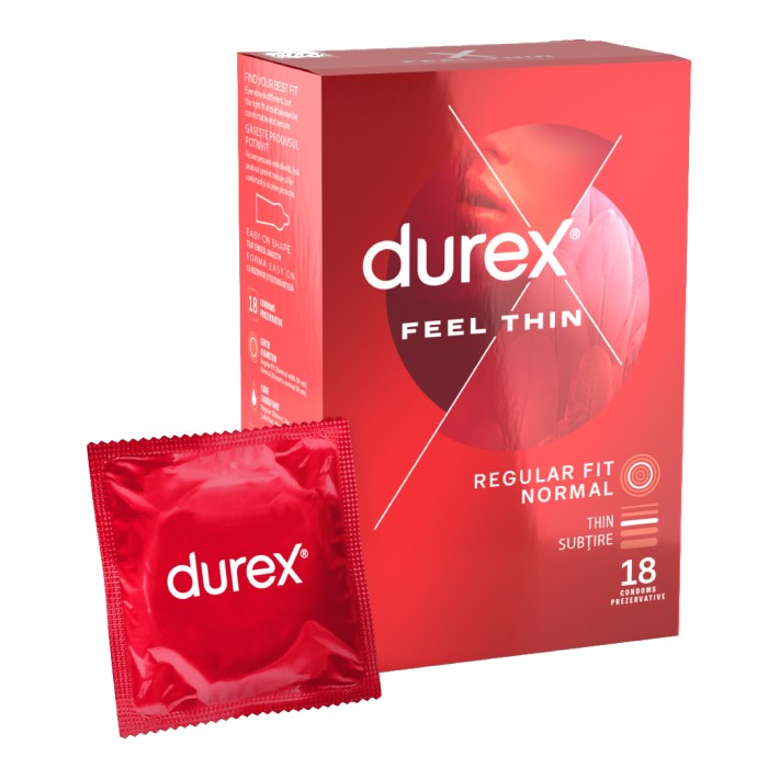 Prezervative Durex Feel Thin 18 Bucati 8