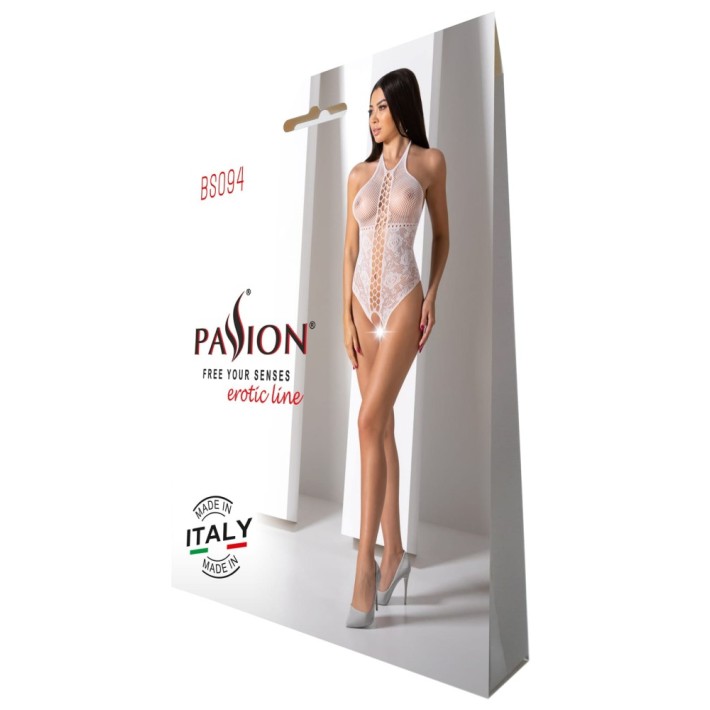 Body Sexy Din Dantela Decupat Intim, Alb, Marime Universala 7