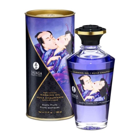 ulei, Ulei Afrodiziac Cu Efect De Caldura Exotic Fruits, 100 Ml, pasiune.ro