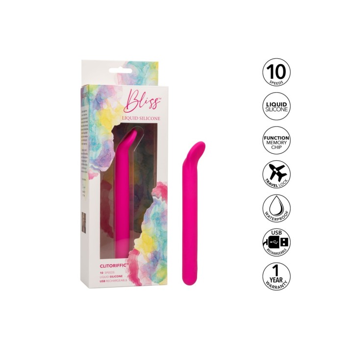 Vibrator Bliss Clitoriffic Pink 11