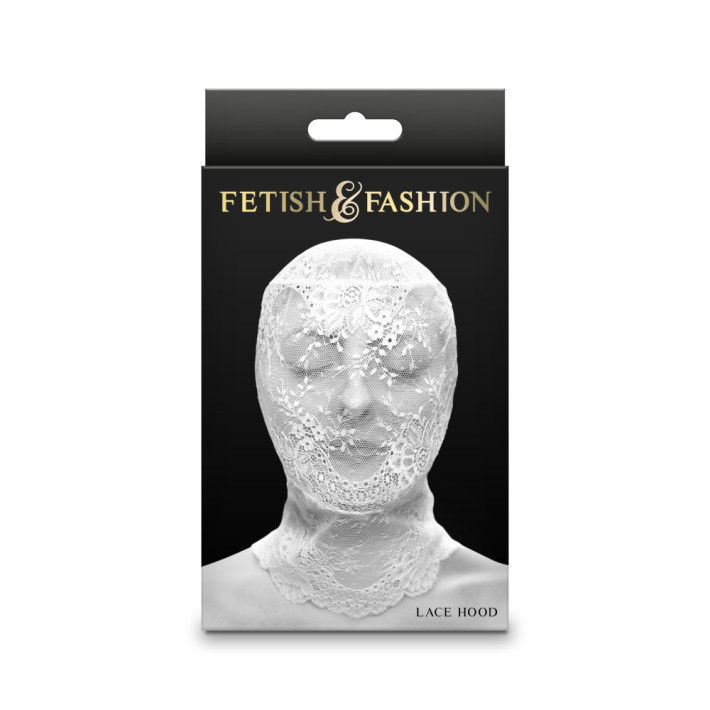 Fetish & Fashion - Lace Hood - White - Alternate Package 3