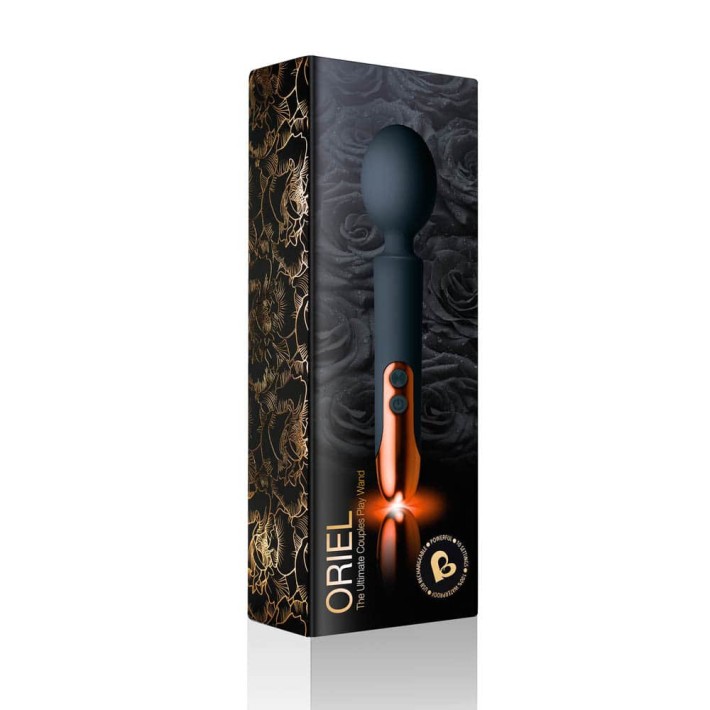 Vibrator Bagheta Oriel, Negru/aramiu, 23 Cm 5