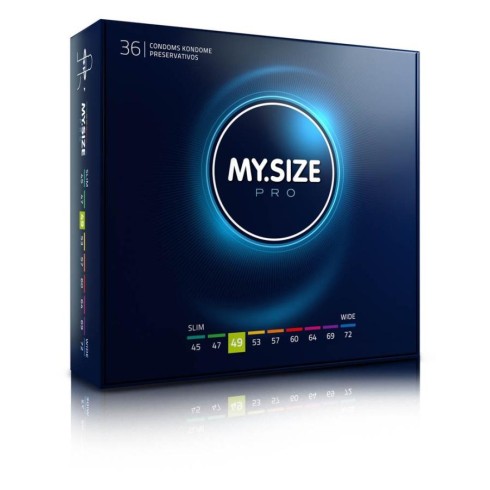 prezervative, Prezervative My Size Pro Diametru 49 Mm (36 Buc.), pasiune.ro