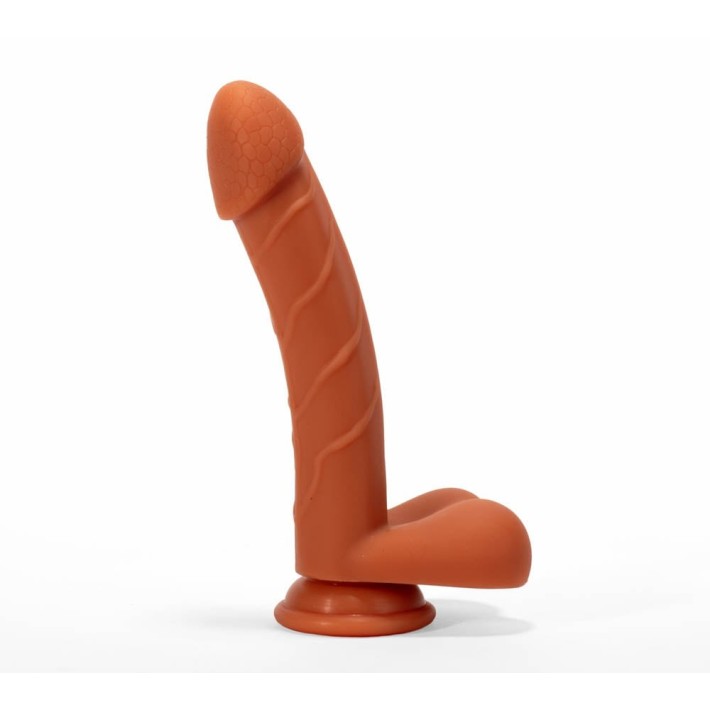 Dildo Realistic Colours Pleasure, Bronz, 21.5 Cm 4