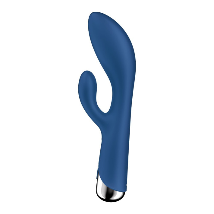 Vibrator Cu Rotatii Spinning Rabbit 1, Albastru, 20 Cm 3