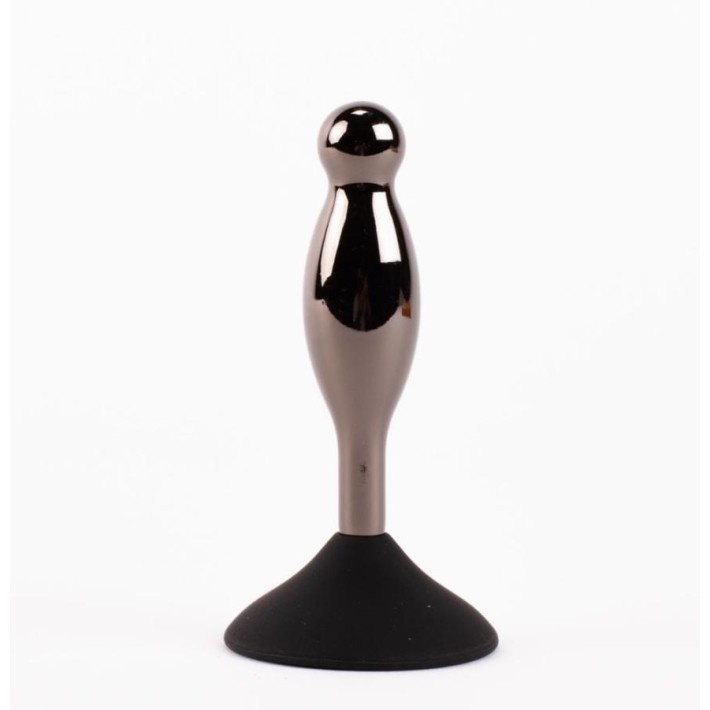 Dop Anal Cu Bijuterie Secret Shine Booty Call L Vi, Negru Metalic, 15 Cm 2