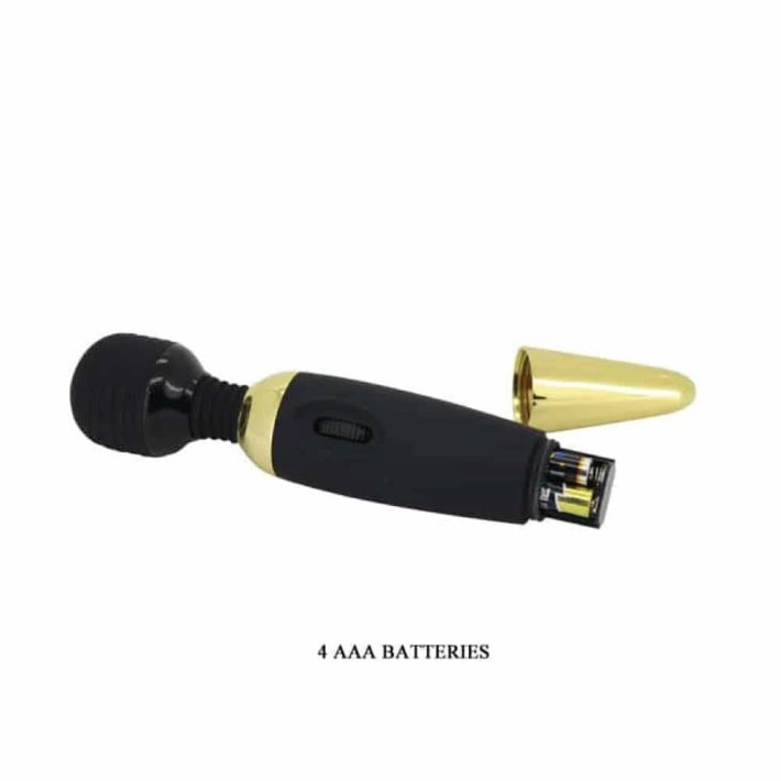 Vibrator Bagheta Power Wand, Auriu 8
