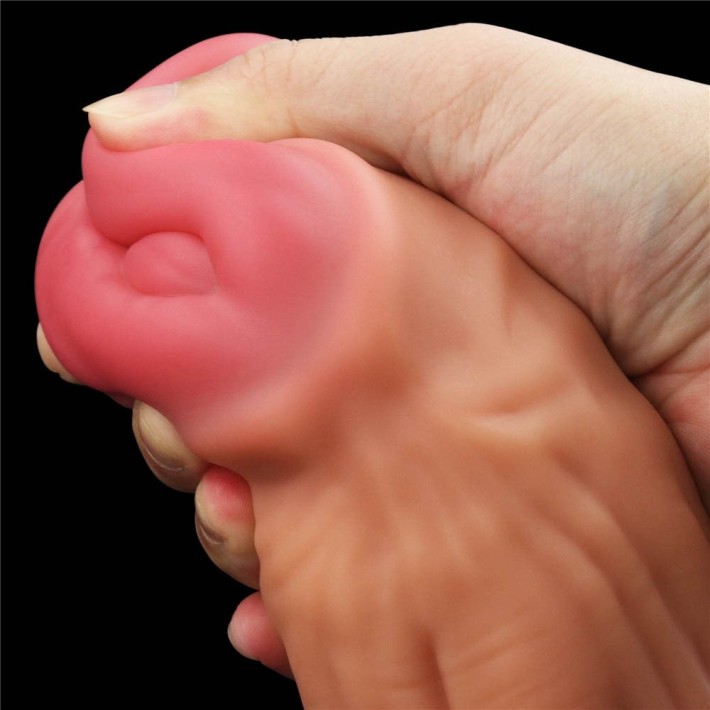 Dildo Mega Dublu-stratificat Nature Cock, 30.4 Cm 2