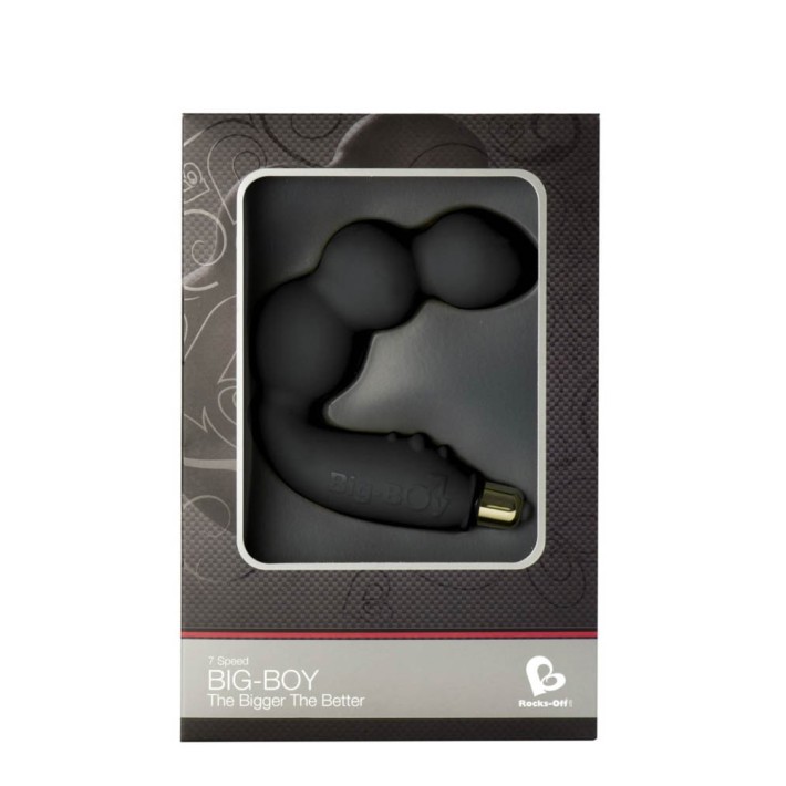 Vibrator Anal Big-boy 7 Viteze, Negru, 12 Cm 2