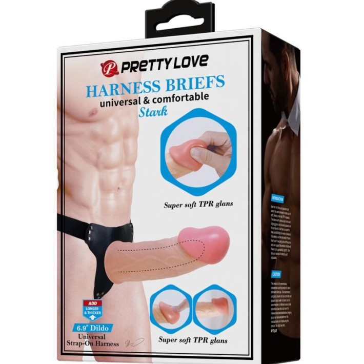 Strap-on Stark Universal Si Confortabil Pretty Love 17.5 Cm 9