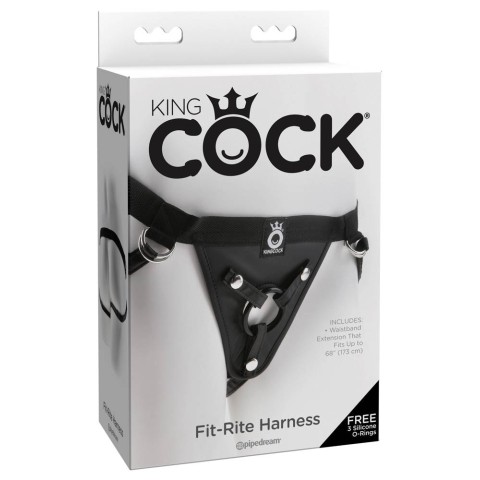Pipedream - King Cock, Ham Strap-on Fit Rite, pasiune.ro