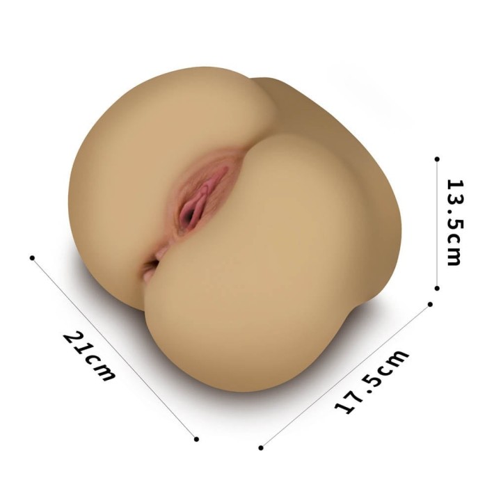 Masturbator 2-in-1 Vagin+anus Streetgirls 4, Natural 8
