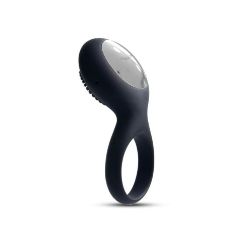 Svakom, Inel Penis Cu Vibratii Tyler, Negru, pasiune.ro