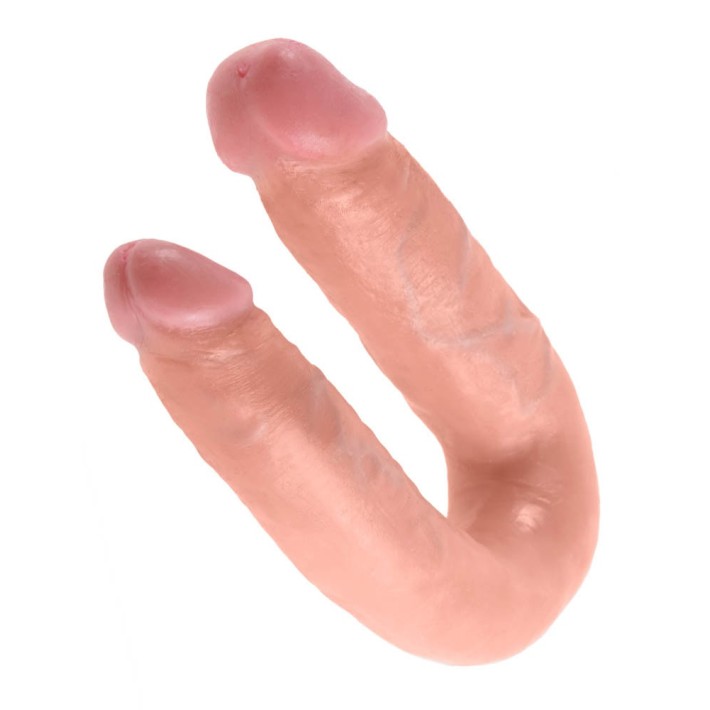 Dildo Dublu King Cock Medium, Natural, 34.5 Cm 9