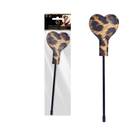 Bice Cravase, Leopard Frenzy Heart Shaped Paddle, pasiune.ro