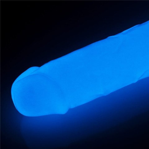 Pagina 3 - Dildouri Realistice,  Dildo Clasic Fosforescent Lumino Play, Alb, 20 Cm, pasiune.ro