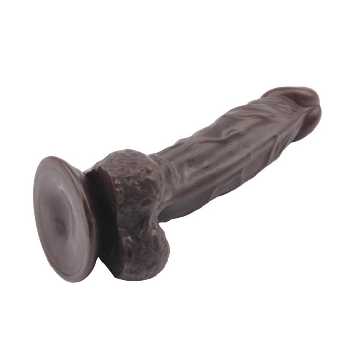 Dildo Clasic Cu Ventuza Fashion Dude, Negru, 21.5 Cm 6