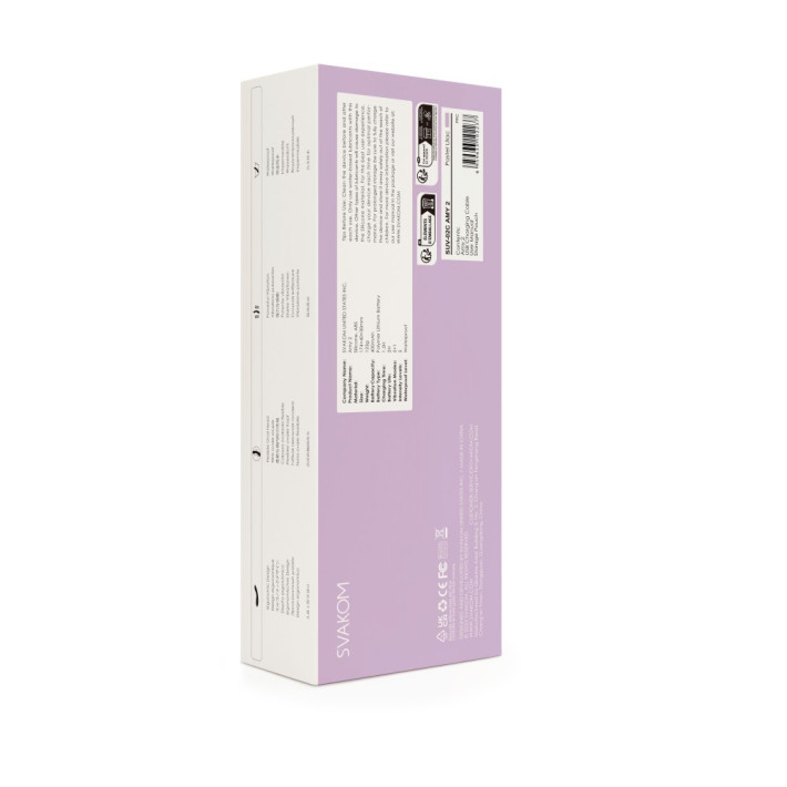Vibrator Punctul G Amy 2, Lila, 17.5 Cm 3