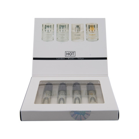 Parfum cu feromoni, Hot Pheromone Perfume Tester-box Lmtd Women - 4x5ml, pasiune.ro