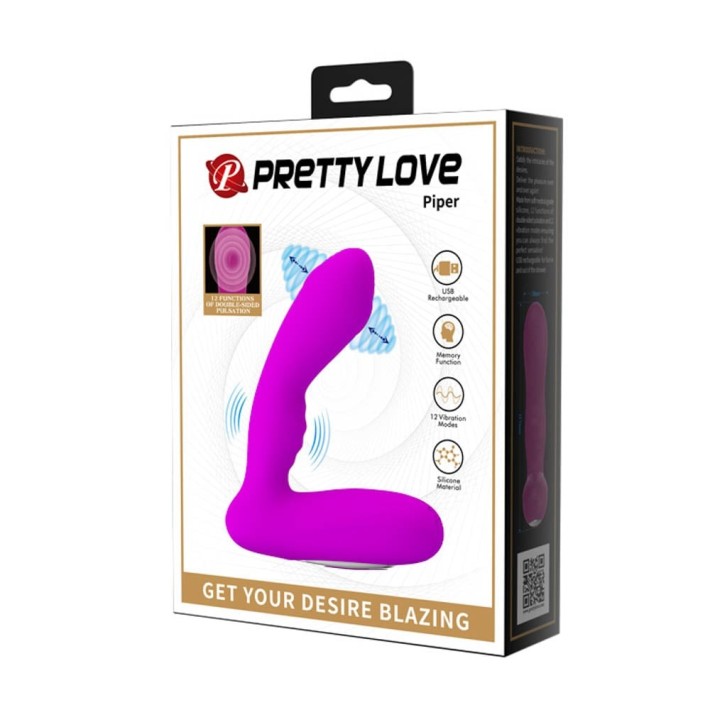 Vibrator Anal Piper, Violet, 11.5 Cm 6