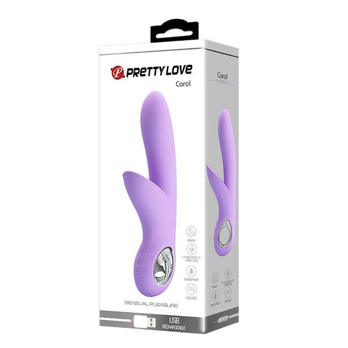 Vibrator Rabbit Carol, Lila, 19 Cm 9