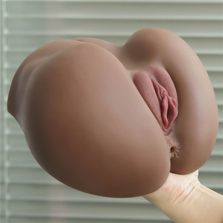 Masturbator 2-in-1 Vagin+anus Streetgirls 3, Brun 3