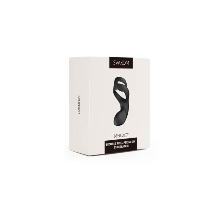 Inel Penis Cu Vibratii Benedict, Negru 7