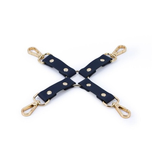 sistem, Sistem Imobilizare Erotica Tip Hogtie Bondage Couture, Bleumarin, pasiune.ro