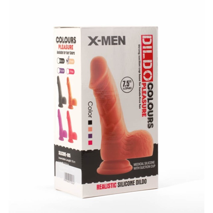 Dildo Realistic Colours Pleasure, Natural, 19 Cm 6
