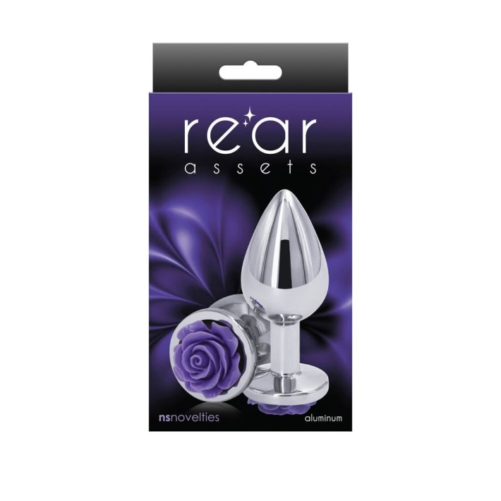 Dop Anal Rear Assets Rose, Argintiu+mov, Medium 2