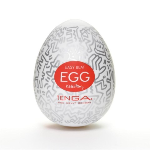 Tenga, Mini Masturbator Tenga Egg Keith Haring Party, pasiune.ro