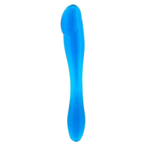 Dildouri Clasice, Dildo Clasic Dublu, Albastru, 18 Cm, pasiune.ro