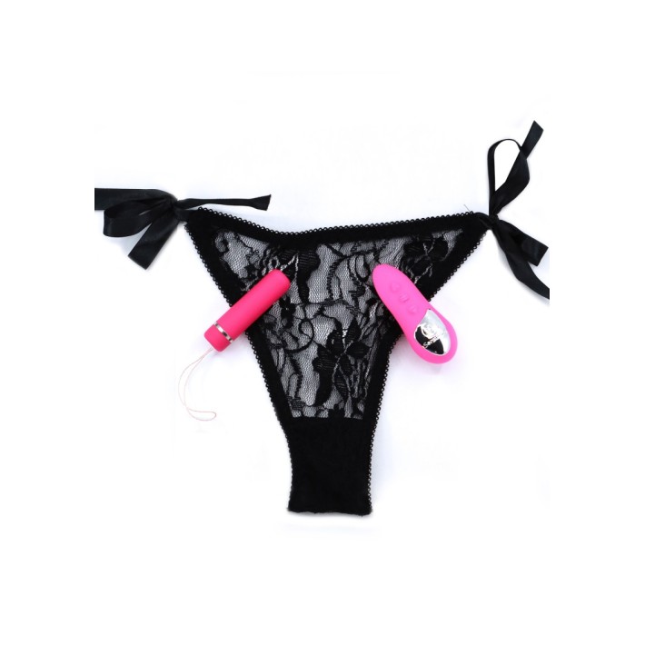 Chiloti Cu Glont Vibrator Si Telecomanda Pink 2