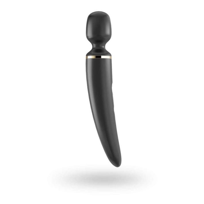 Vibrator Wand-er Woman, Negru/auriu, 34 Cm 3