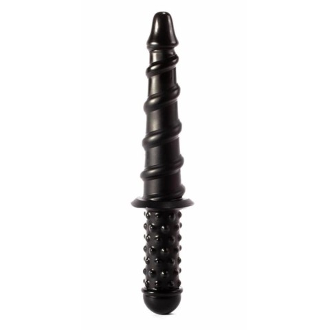 Dildouri Anale, Dop Anal Extra Large Sword Handle I, Negru, 35 Cm, pasiune.ro