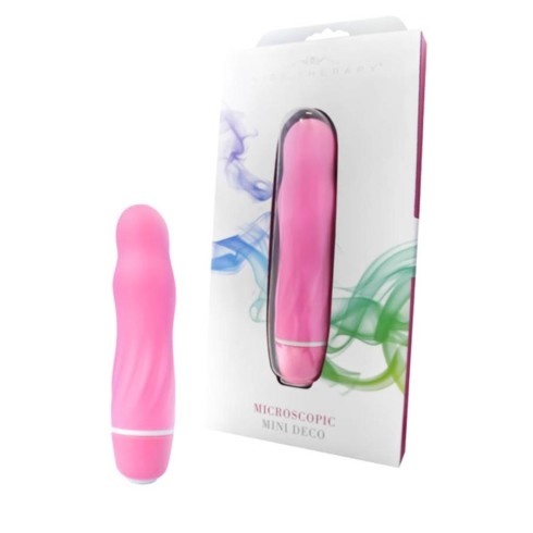 microscopic, Vibrator Microscopic Mini Deco, Roz, 12.5 Cm, pasiune.ro
