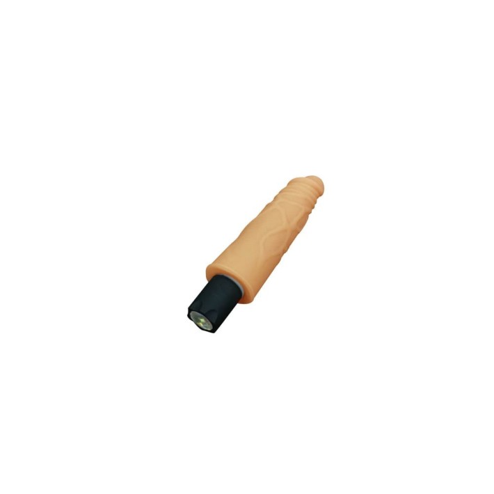 Vibrator Clasic Super Diamond Real Cyber Skin No. 1, Natural, 18.5 Cm 3