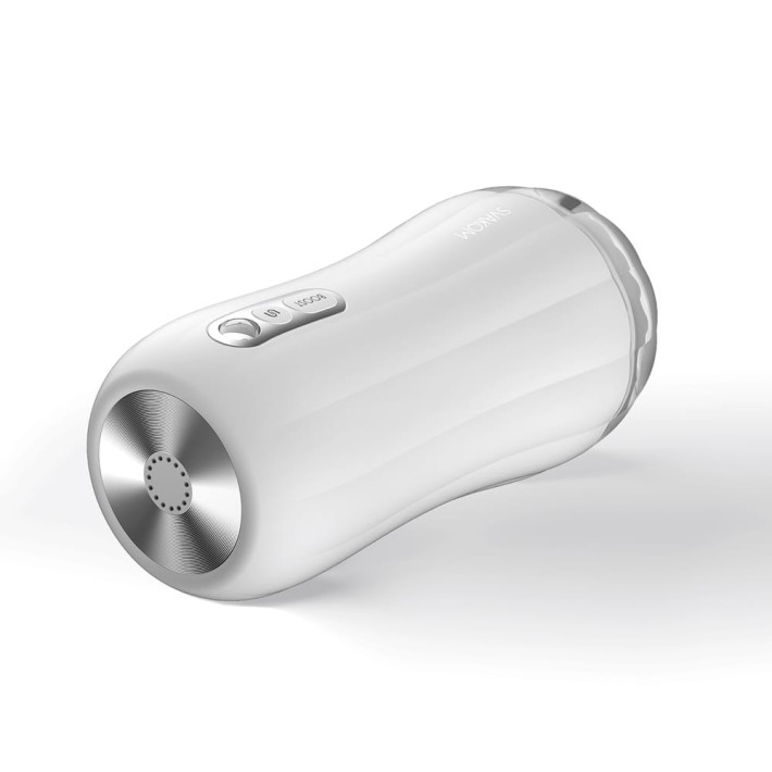 Masturbator Cu Vibratii Robin, Alb 2