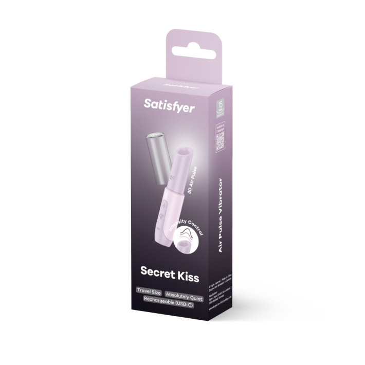 Stimulator Clitoridian Cu Air Pulse Secret Kiss, Roz 8